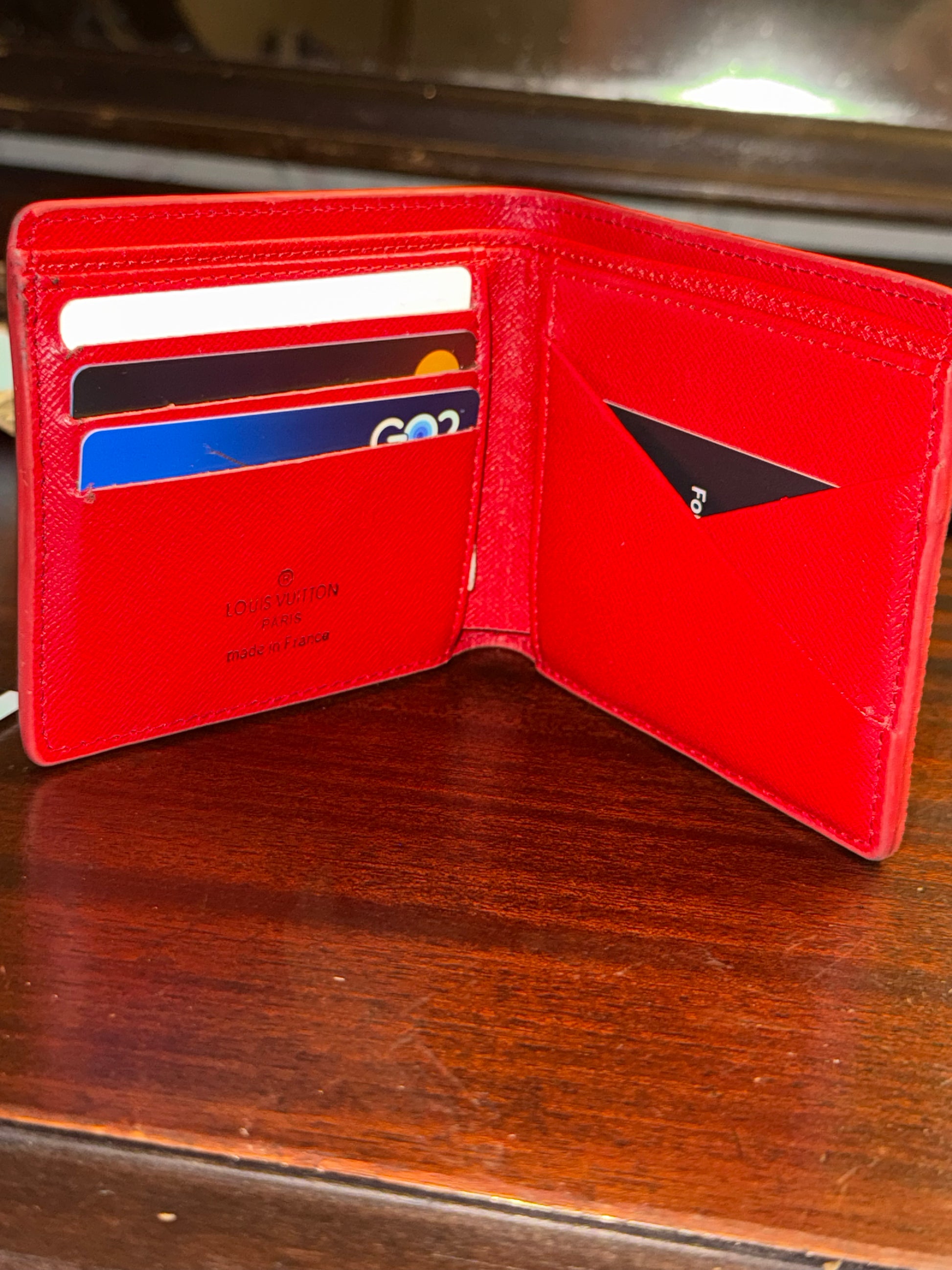 Louis Vuitton x Supreme EpiRed Wallet